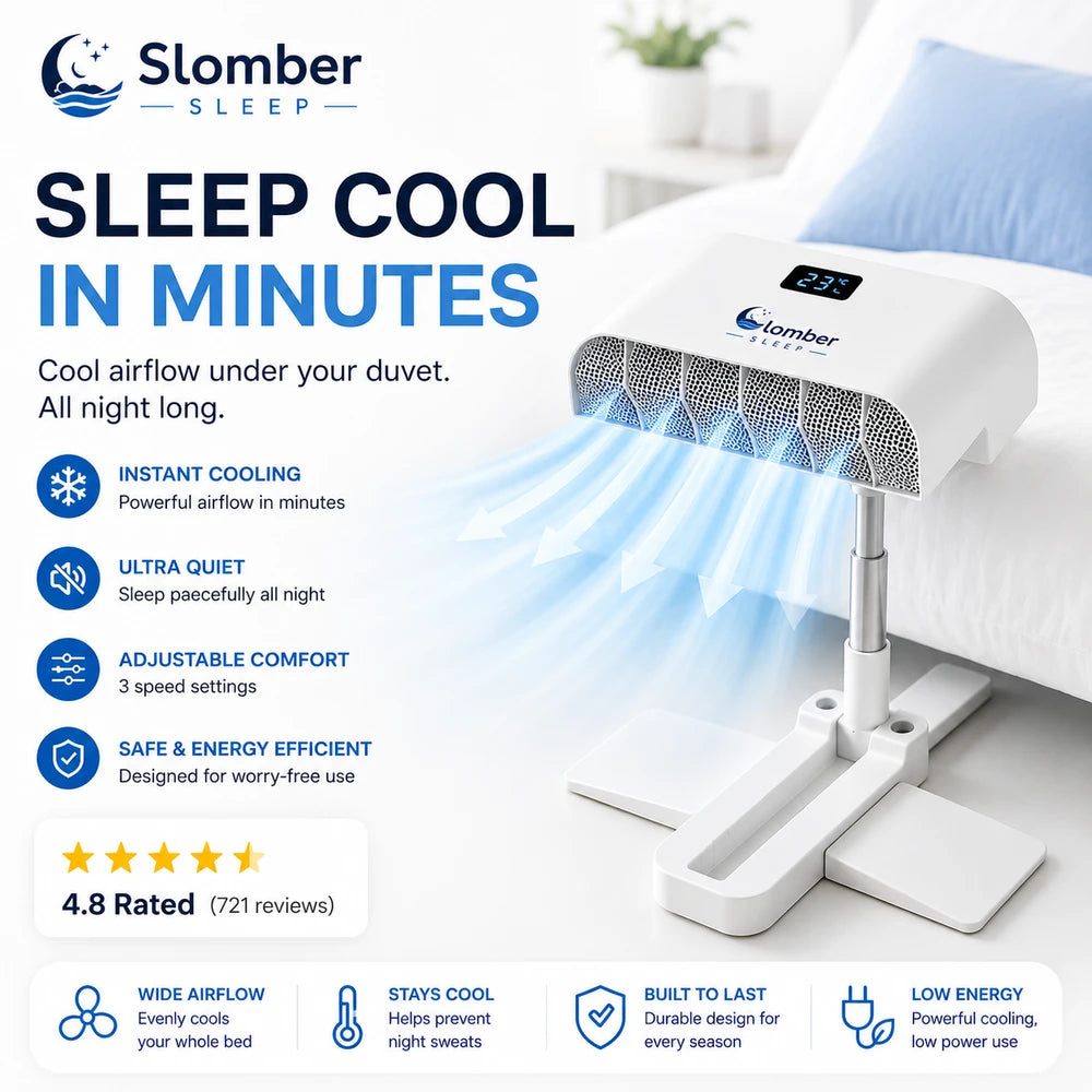 Slomber Sleep Bed Cooling Fan