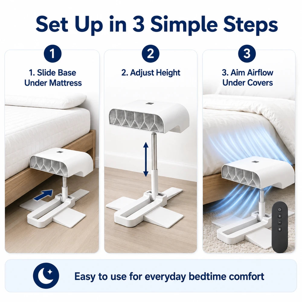 Slomber Sleep Bed Cooling Fan