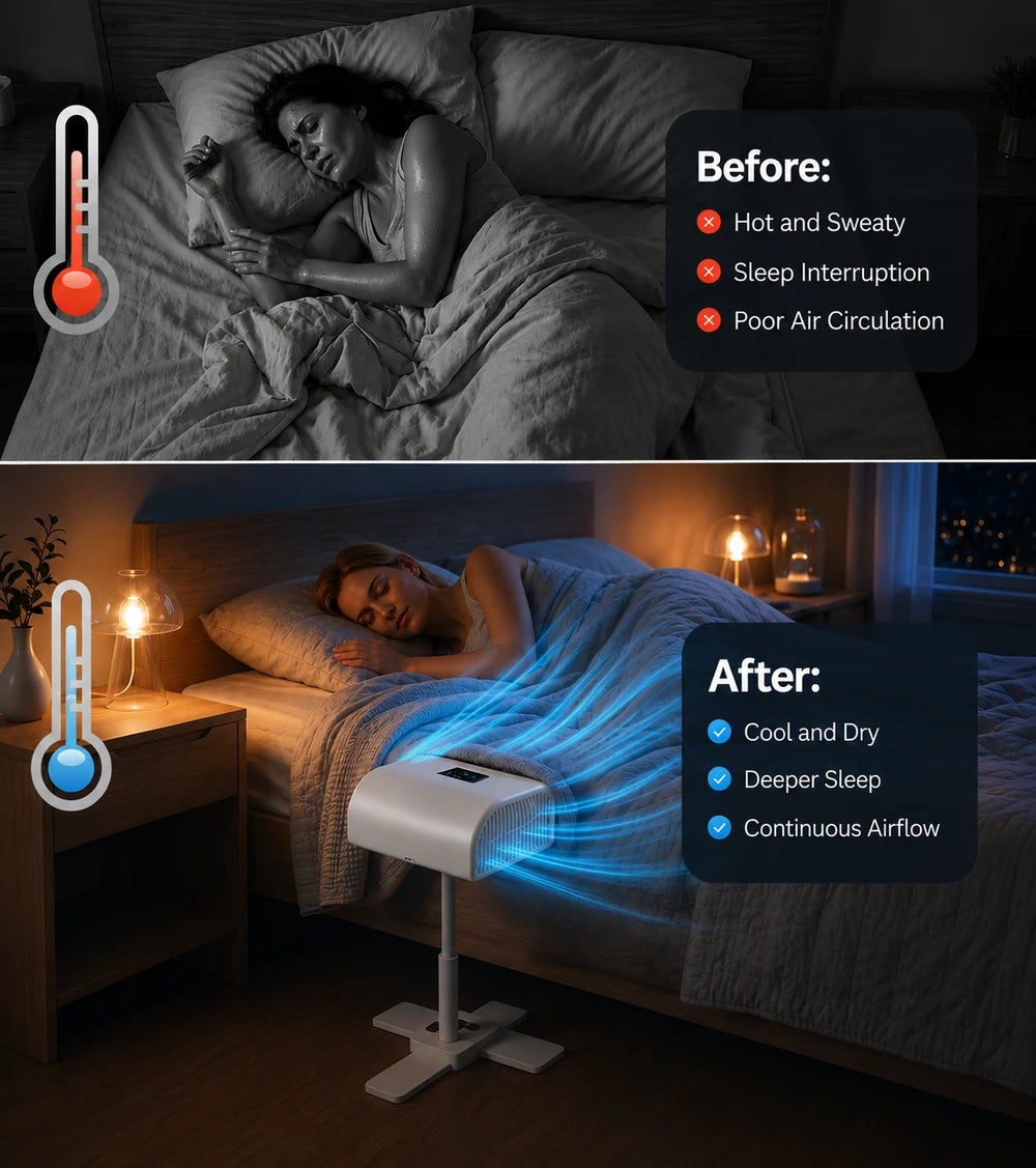 Slomber Sleep Bed Cooling Fan